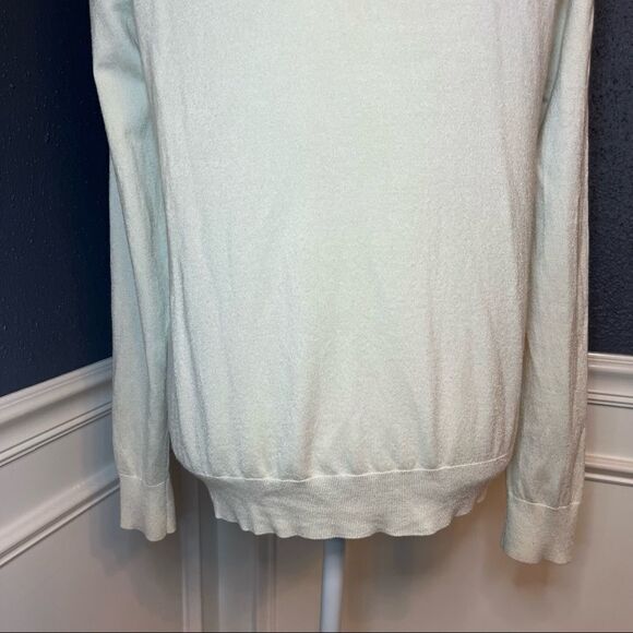 Diane von Furstenberg Benni Ruffled Merino Pullover Sweater - Picture 11 of 14